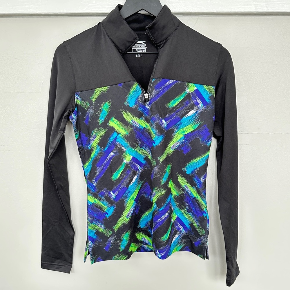 Slazenger City Lights Printed 1/4 Zip Top
